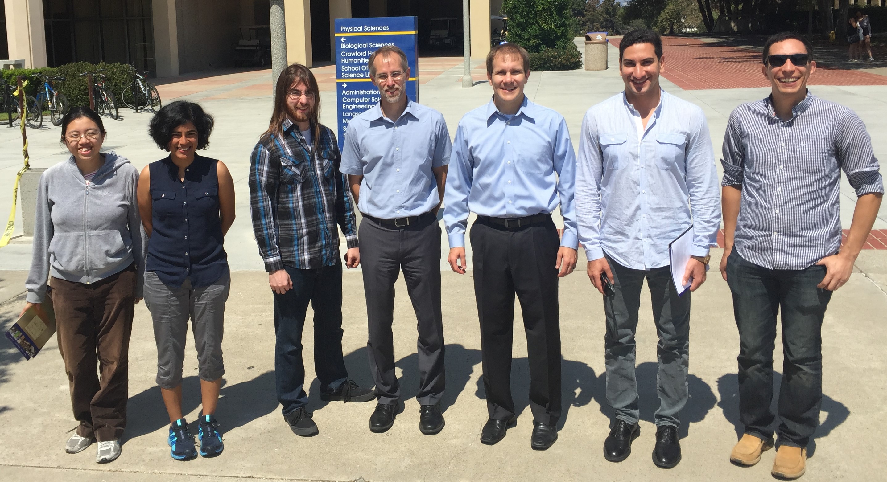 Dave Peterson and the EERE Incubator Program Team outside of Rowland Hall