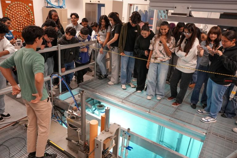 Students tour the Nuclear Reactor Facility
