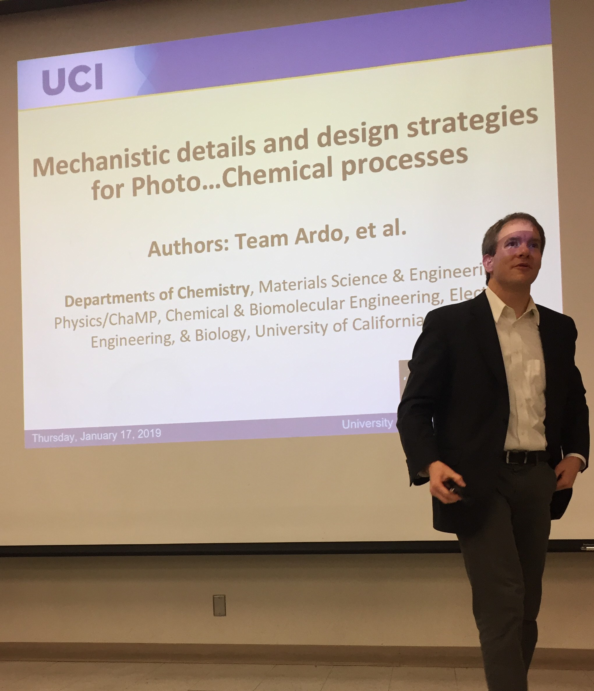Shane at start of tenure talk