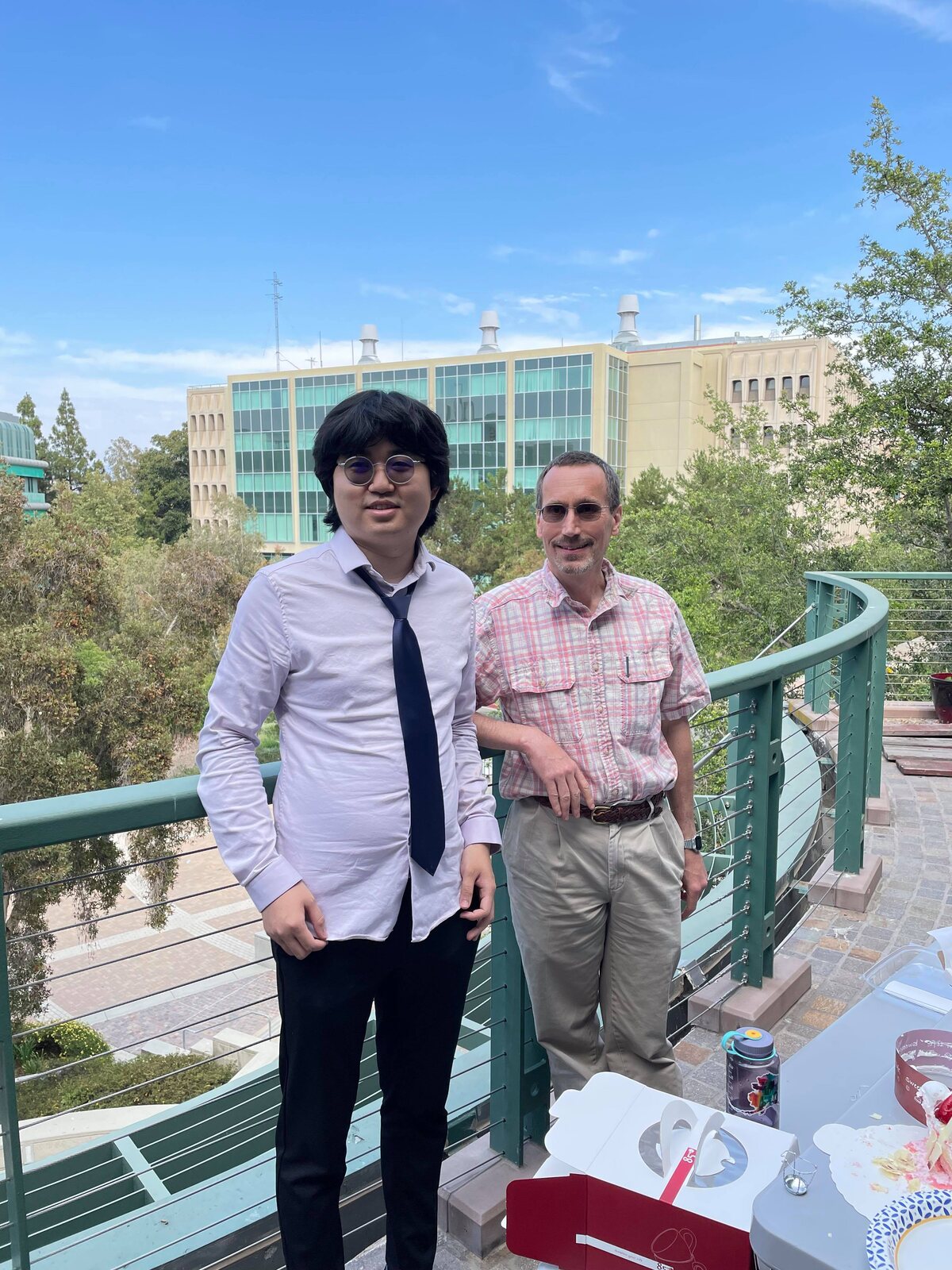 Sheng's PhD defense celebration. Congratulations Dr. Zhang!