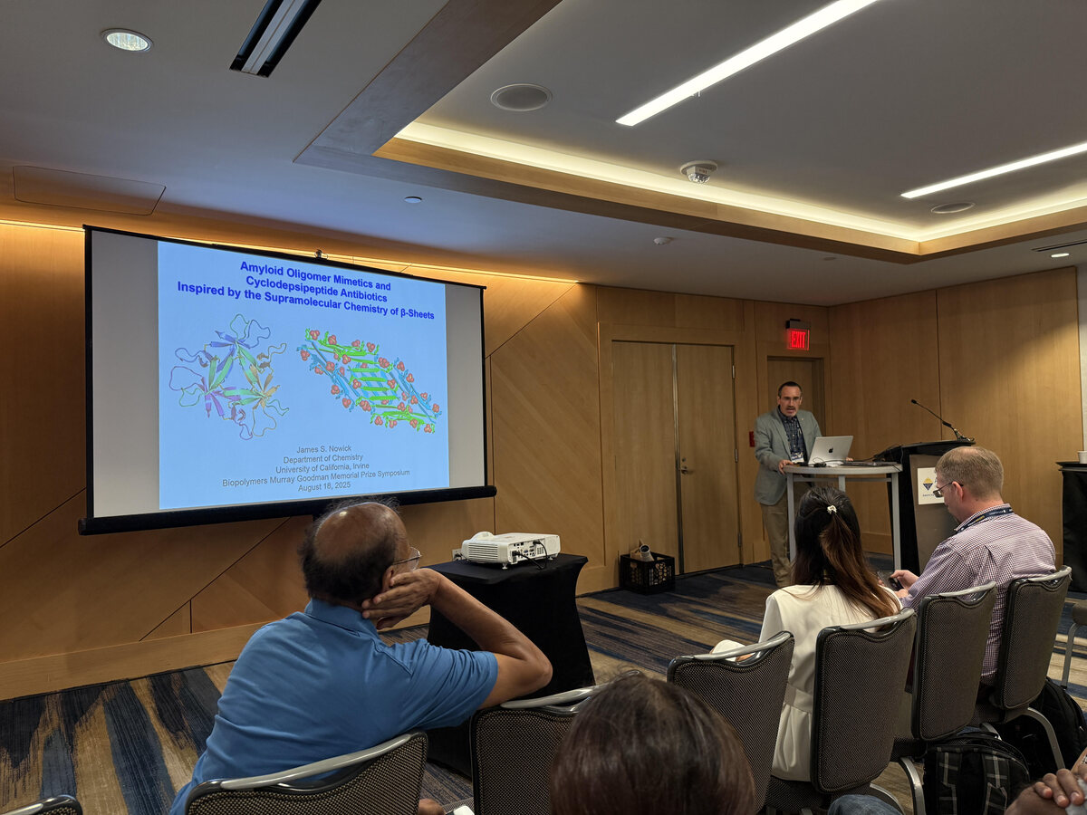 James presenting at American Chemical Society Fall 2025.
